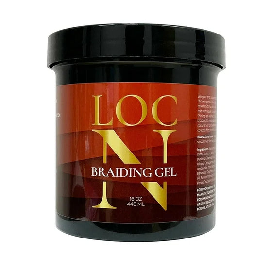 LOC N Twists Braids Wave Hair Edge Gel Extra Hold, 16 Oz