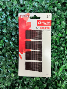  Annie Brown Bob Pins 60ct 2"