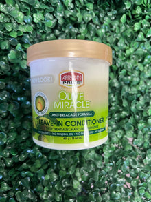  African Pride olive miracle leave in conditioner 15 oz