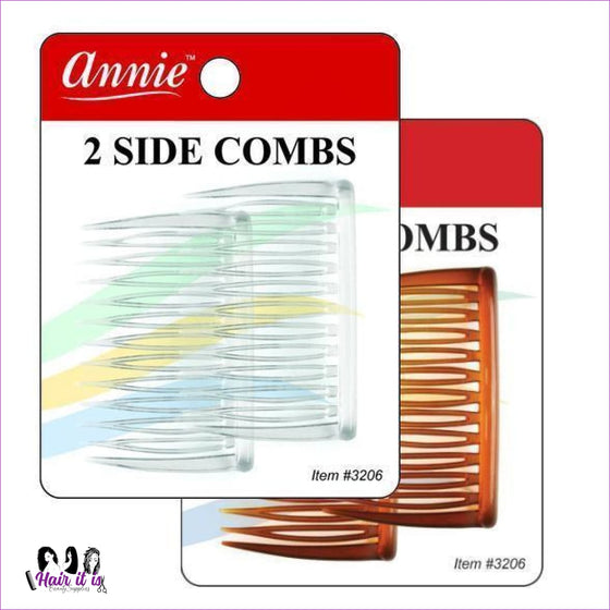 2 Side Combs - Hair Accessories