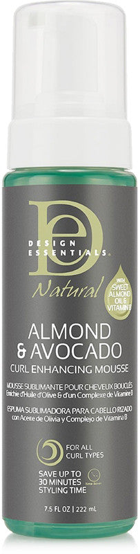 Design Essentials Natural Almond & Avocado Curl Enhancing Mousse