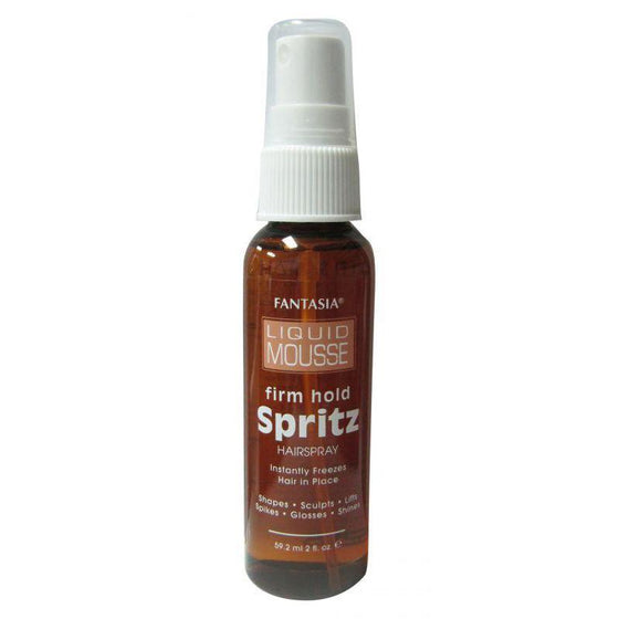 LIQUID MOUSSE  FIRM HOLD SPRITZ HAIR SPRAY  2 oz travel size