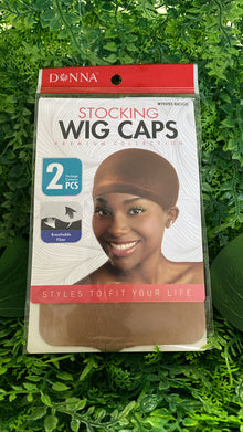  Stocking Wig Cap (2 Pack)