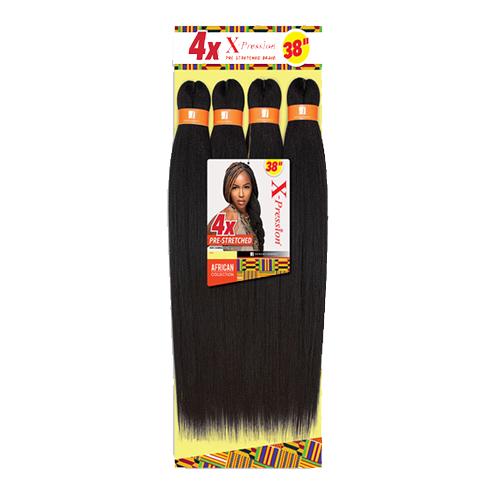 4X X-Pression Pre-Stretched Braid 38" - HairITisBeautySupplies