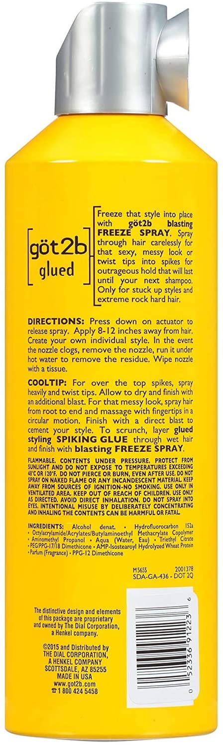 Got 2b Glued Blasting Freeze Hairspray 12 oz