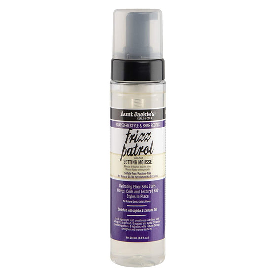 FRIZZ PATROL Anti-Poof TWIST & CURL SETTING MOUSSE