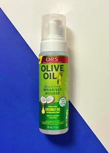  ORS Olive Oil Wrap and Set Mousse 7 oz - HairITisBeautySupplies