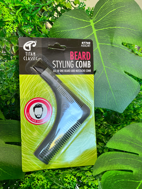 Beard styling comb