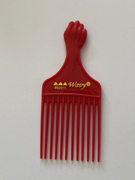 Afro plastic pick