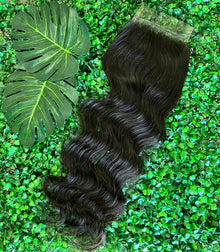  Human hair closure body wave  4x4