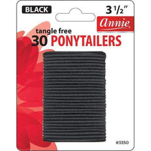  Annie No Tangle Ponytailers 3 1/2In 30ct Black