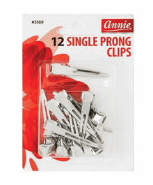  Annie Single Prong Clips 12 Pcs