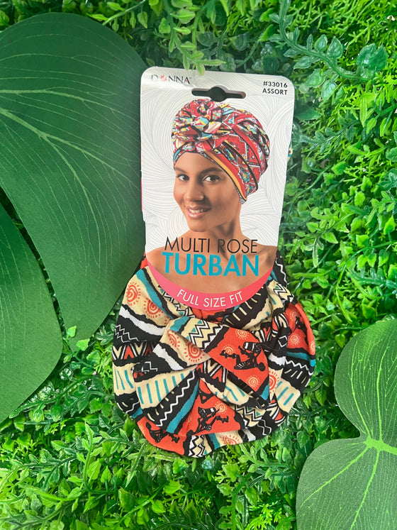 Turban (Multi Rose)