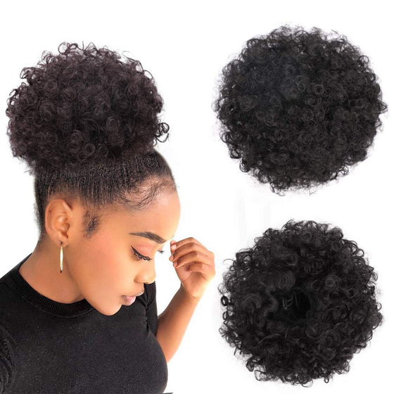 Afro puff bun regular