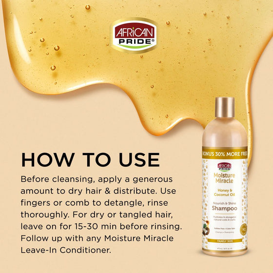 African Pride Honey & Coconut Shampoo